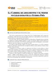 Artículos, videos, fotos y el más completo archivo de noticias de colombia y el mundo sobre guerra fría. Guia De Trabajo NÂº 4 Carrera De Armamentos Y Temor Nuclear
