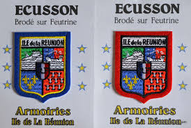 Ecusson Avec Blason De L Ile De La Reunion