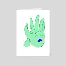 Left Hand - 298, a card pack by Cola Z - INPRNT