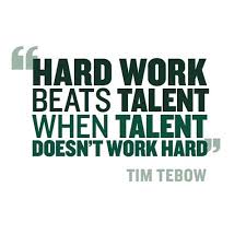 Maha 128 books view quotes : Hard Work Beats Talent When Talent Doesn T Work Hard Tim Tebow Quotes Hardwork