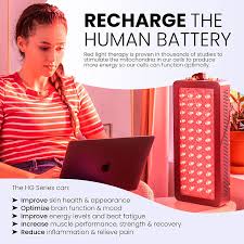 Buy Hooga Red Light Therapy Device Red Near Infrared 660nm 850nm 60 Clinical Grade Leds High Power Output Panel Hanging Kit Improve Sleep Pain Relief Skin Health Anti Aging Energy Recovery Online In