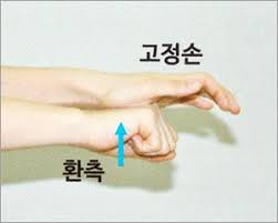 수관절신전근 등척성운동