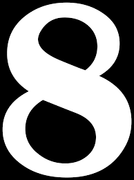 Choose a number 1 coloring page. Number Coloring Page Molde De Numero 8 Full Size Png Download Seekpng