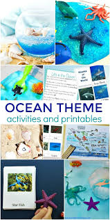 35 Best Ocean Activities And Ocean Crafts For Preschool And Kindergarten Natural Beach Living Ocean Crafts Preschool Ocean Theme Preschool Theme Activity