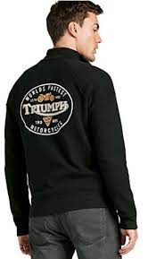 Triumph Motorcycle Jacket Long Sleeve Tshirt Men Triumph Motorcycle Jacket Sweatshirt Jacket