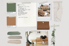 Mood Board Wall Mockup Psd Mood Board Wall Board Mood Board Design