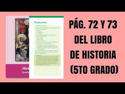 El contenido de los libros es propiedad del titular de derechos de autor correspondiente. Pag 72 Y 73 Del Libro De Historia Quinto Grado Youtube