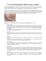 Jadi bisa dibilang pasta gigi juga merupakan tips awet muda dan cantik yang wajib anda coba. 7 Cara Memerahkan Bibir Tanpa Lipstik
