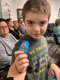 In a heartfelt ceremony, we had the distinct honor of presenting Officer  Tina Morse with a special "Pink" badge. This badge is far more than just a  piece of equipment or a