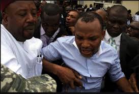 Nigerian separatist leader, nnamdi kanu, was located and brought back to nigeria to face trial for terrorism, nigeria's minister of justice, abubakar malami, said in a press conference tuesday. How Nnamdi Kanu Was Arrested In Lagos Hotel Dss Finally Reveals Naijaloaded
