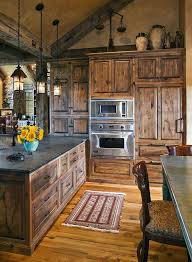 Love The Look Of Knotty Alder Poshhome Info Rustic Kitchen Design Rustic Farmhouse Kitchen Rustic Kitchen