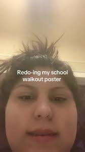 My moms gonna actually beat my ass for accidentally painting the floor  tho..#immigrantparents #mexican #protest #schoolwalkout  #immigrantsmakeamericagreat