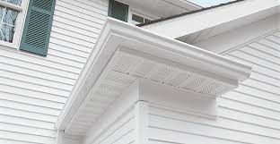 Vented soffit circulates air and can help improve a home's energy efficiency. Superspan Heavy Gauge Premium Vinyl Soffit Scottish Home Improvements