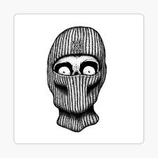Red aesthetic grunge bad boy aesthetic badass aesthetic aesthetic vintage whats wallpaper fille . Skimask Stickers Redbubble