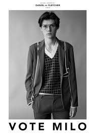 Daniel w fletcher is one of the brightest young things on the london menswear scene right now. Vote Designer Daniel W Fletcher Uses His Voice And Designs To Avoid A Disaster Indie Magazine