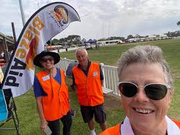 Best BlazeAid Nhill day out at the Natimuk show. And….'Neil' won first  prize for his pumpkin and Rubi won second best dressed dog. Fabulous day  meeting the community. Come and join us