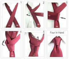Cross the wide part of the tie over the narrow end, around the second button on your shirt. Different Tie Knots For Men To Be More Handsome Pouted Com Different Tie Knots Tie Knots Four In Hand Knot