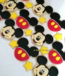 Mickey Mouse Sugar Cookies Mickey Mouse Cookies Mickey Mouse Treats Disney Cookies