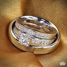 Flush Fit Diamond Wedding Set 1768 Diamond Wedding Sets Wedding Rings Sets His And Hers His And Her Wedding Rings