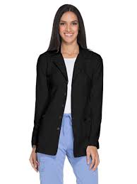 Dickies Xtreme Stretch Womens Snap Front Lab Coat