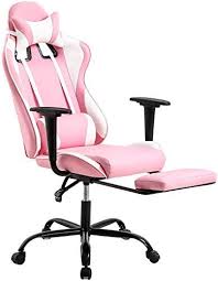 Enjoy Exclusive For Pc Gaming Chair Desk Chair Ergonomic Office Chair Executive High Back Pu Leather Racing Computer Chair Lumbar Support Footrest Modern Task In 2020 Gaming Chair Ergonomic Office