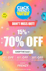 Australia's landmark online sales event click frenzy is back! Shein Click Frenzy Mayhem Milled