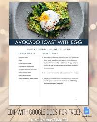 Recipe Book Template Cookbook Luxury Clean White Editable Etsy In 2020 Recipe Book Templates Cookbook Recipes Recipe Book