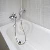 Learn how to convert your bathtub to a shower. 1