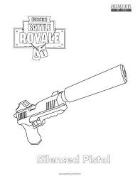 Fortnite Weapons Coloring Pages Fortnite Battle Royale V Bucks Hack