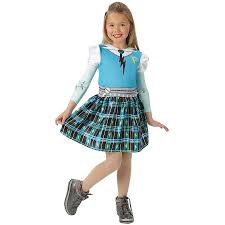 Dreiteiliges original lizensiertes monster high frankie stein schuluniform kostüm mit kleid, gürtel, leggings zum super preis! Kinder Frankie Stein Kostum Monster High Madchen Halloween Karneval Zombie Party Ebay