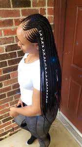 If you have a party or a wedding coming up, you can have the easiest and cutest look of the night by pairing your gorgeous evening gown with one little lace braid hidden somewhere in the rest of your hair. Pin By Mrs Trania On Braid S Hair Styles Braided Hairstyles Box Braids Hairstyles