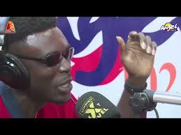 Kwesi Amewuga murders one of the beast rappers in Accra called Yoofi in a  rap battle at Angel fm