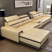 I love the ones who come up with new first of all, it is modern and cool, made of wood covered with leather, so it shows an elegant and modern. L Shape First Layer Cowhide Leather Sofa Shopee Malaysia