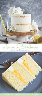Lemon Elderflower Royal Wedding Cake Recipe Fruity Cake Cake Filling Recipes Healthy Cake Recipes