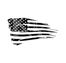 Vector Silhouette American Flag Black And White Usa Grunge Flag Svg Usa Flag Black And White Svg Red American Flag Svg America Flag In 2020 Screen Printing Designs Black And White Silhouette Art