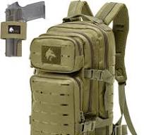 Amazon.com: WOLF TACTICAL Molle Mochila táctica pequeña mochila pequeña  mochila de transporte oculta CCW Mochila Bug Out Bag 24L EDC Daypack : ...