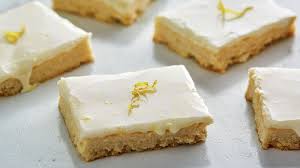 Iced Lemon Shortbread Bars Recipe Desserts Lemon Dessert Recipes Spring Desserts