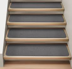 Gray carpet stair treads are consistently favored by our customers for their exceptional versatility. Set Of 15 Attachable Carpet Stair Treads Gray Contemporary Stair Tread Rugs By House Home More Houzz