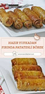 hazir yufkadan firinda patatesli borek tarifi tarif defteri yemek tarifi kolay yemek tarifleri yemek gida