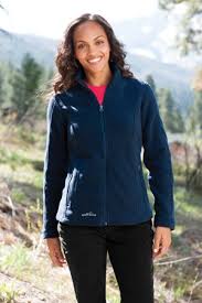 Eddie Bauer Ladies Full Zip Fleece Jacket Eb201