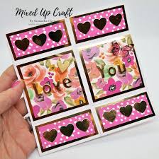 The first photo shows the 1st and 5th views. Very Easy Never Ending Card Mixed Up Craft