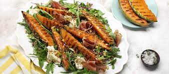 Grilled Spanspek Salad With Ginger And Lime Dressing Food Lovers Market Food Food Lover Recipes