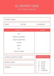Making your cards for your friends and family can be an enjoyable hobby. Free Online Report Card Maker Design A Custom Report Card In Canva