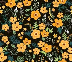 Check spelling or type a new query. Premium Vector Floral Pattern Buttercups Yellow Flowers On Black Background Seamless Vector Print Spring Bouquet