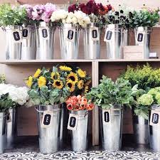 Anne Sage On Instagram This Build Your Own Bouquet Bar At A Recent Bloomthat Brunch Was Such Flower Shop Design Flower Shop Interiors Farmers Market Flowers