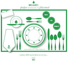 I Always Seem To Be Looking For This And Can Never Find It For All My Fancy Schmancy Dinner Parties Dining Etiquette Printable Placemat Proper Place Setting