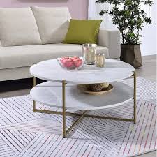 Graford Coffee Table Coffee Table Marble Round Coffee Table Living Room Coffee Table