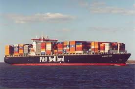 The ever given against a suez sandbank photograph: P O Nedlloyd Tasman Container Ship Ship Technology
