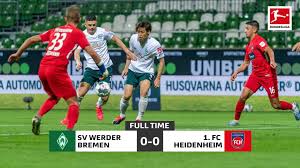 1st, 2nd, 3rd, 4th europa league: Heidenheim Hold Bremen In Bundesliga Relegation Playoff 1st Leg Clash