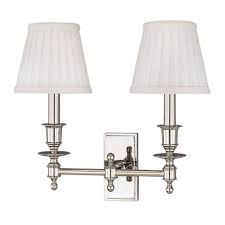 With elements of industrial, modern and retro, a dark bronze finish completes the well crafted design. Hudson Valley Ludlow Two Light Wall Sconce 6802 Ob Wall